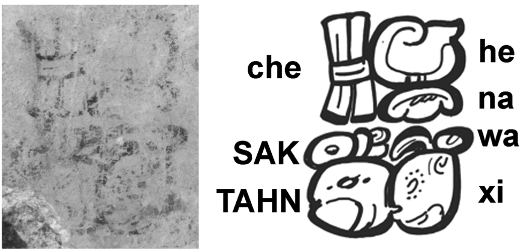 Signature of ancient Maya astronomer Sak Tahn Waax Signature of ancient Maya astronomer Sak Tahn Waax